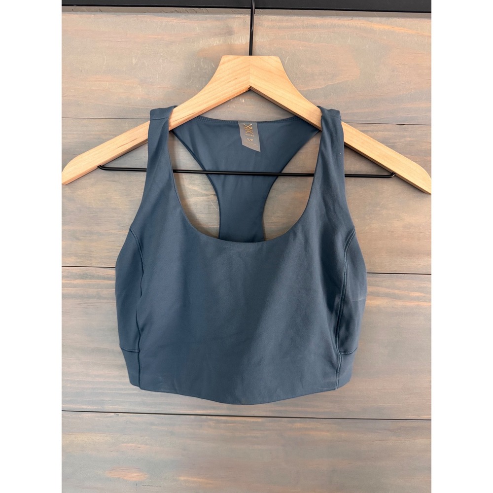 Rhone Revive Longline Sports Bra Blue Orion Womens Small Racerback Activewear